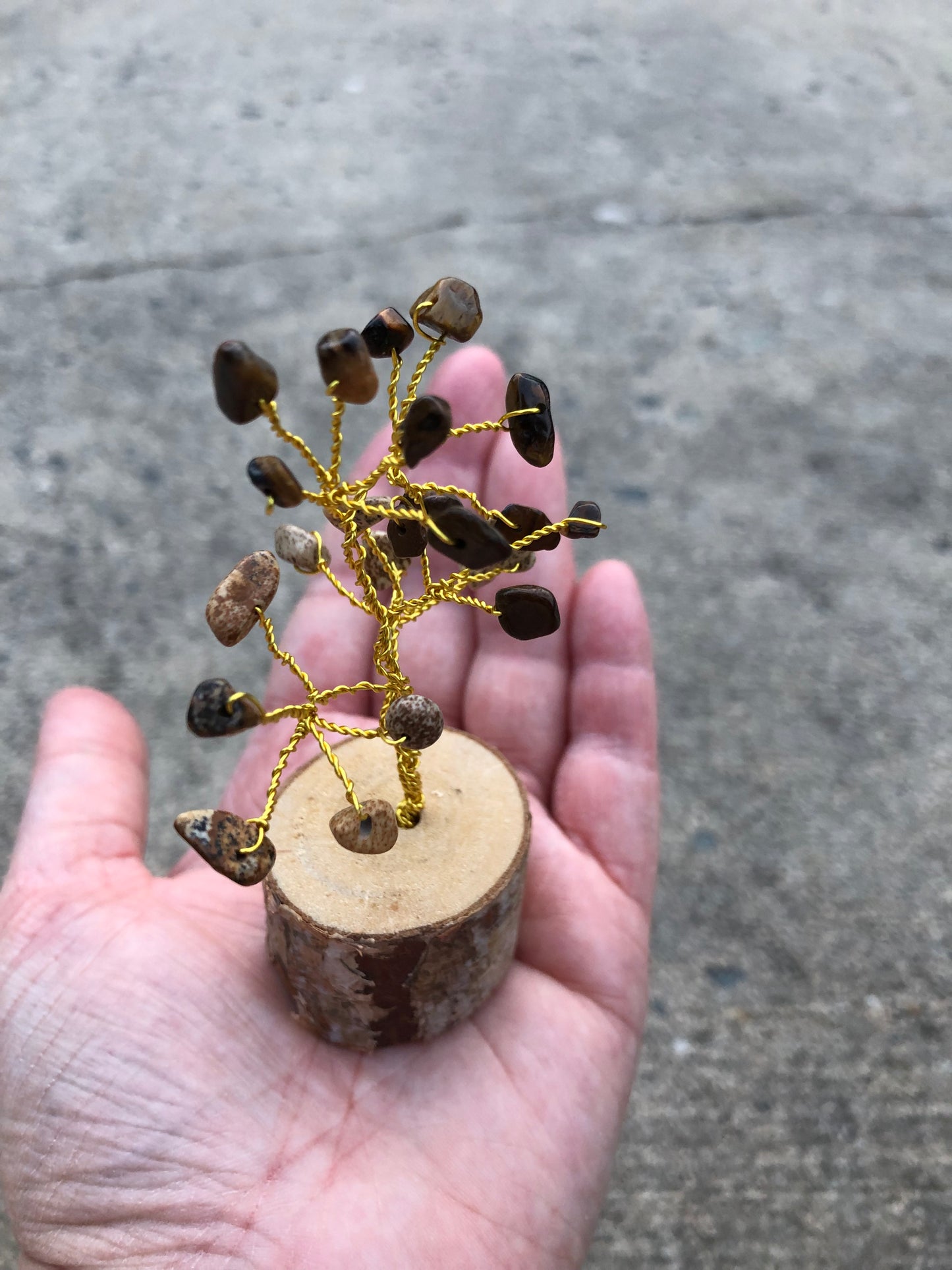 Small Jasper and Tiger’s Eye Tree
