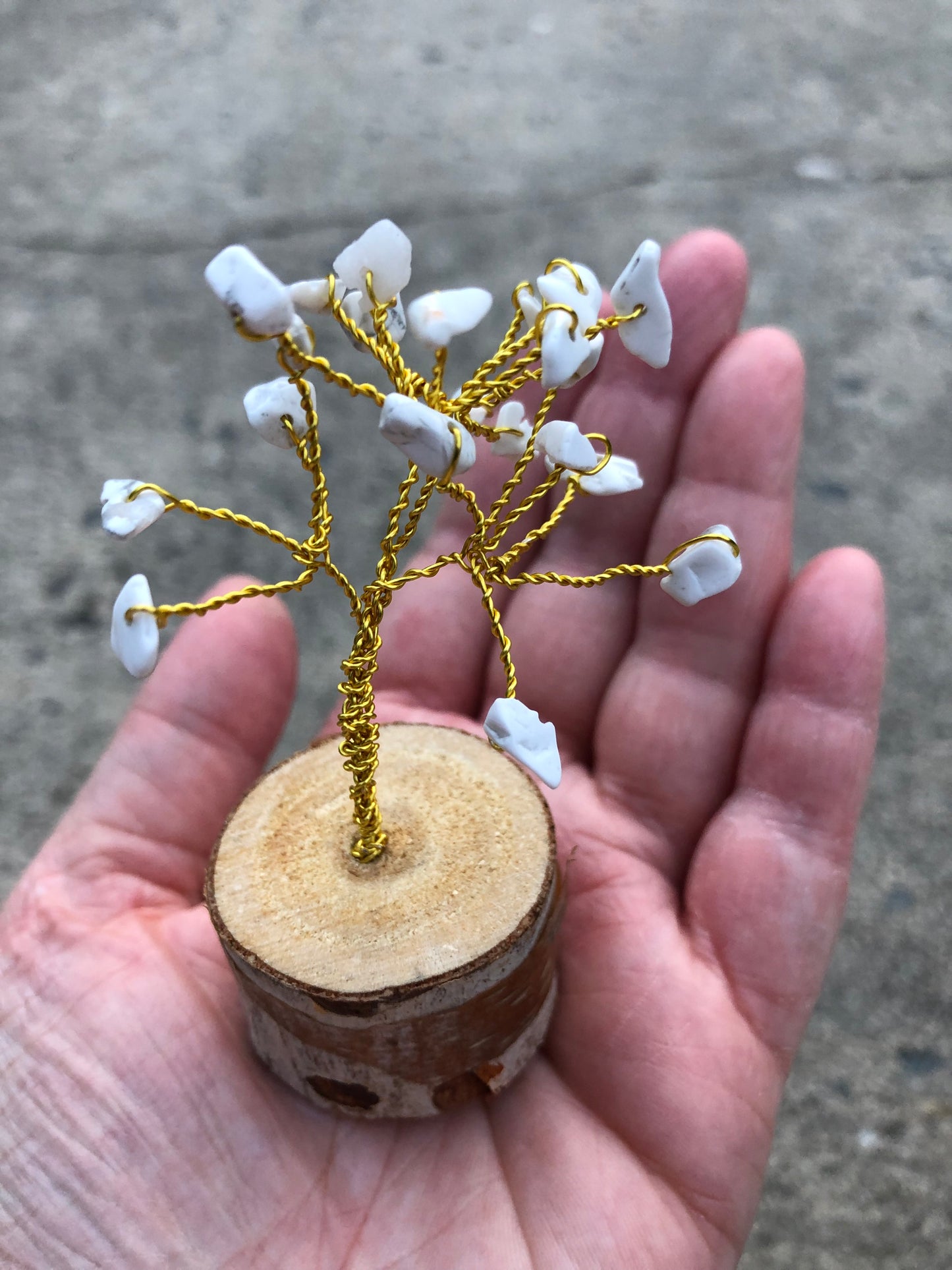 Small Howlite Tree