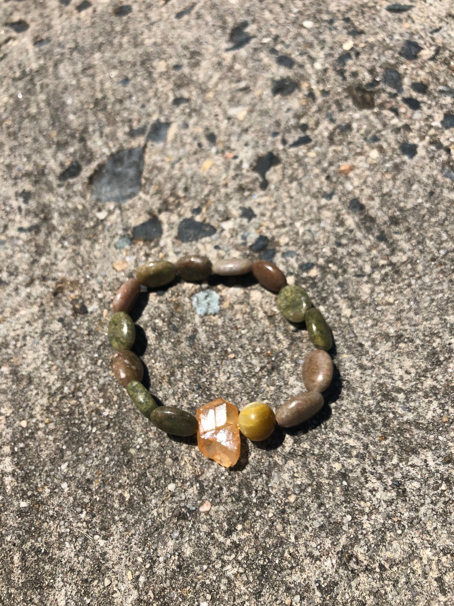 Earth and Fire Bracelet