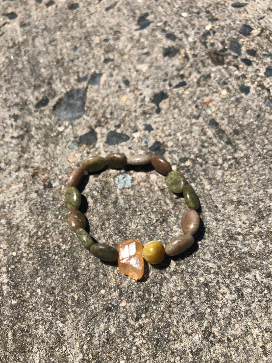 Earth and Fire Bracelet