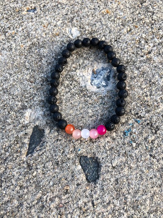 Subtle Pride Lesbian Bracelet
